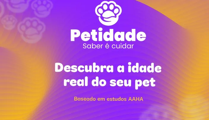 Descubra a idade real do seu pet